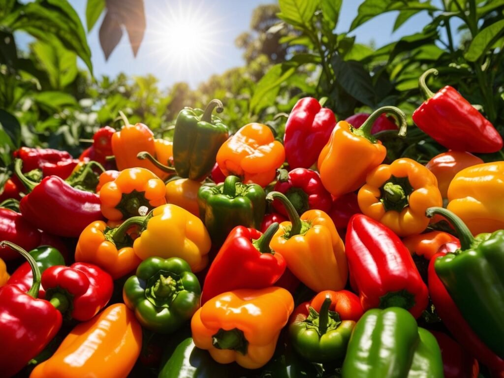 Champ de piment plantations Agritik au Togo